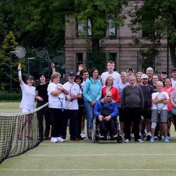 members of Kelvingrove Community Tennis Club