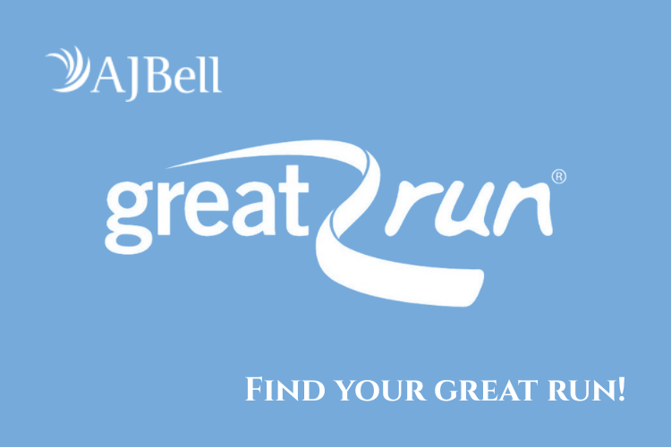 The infographic for the AJ Bell Great Run - find your great run in 2026!