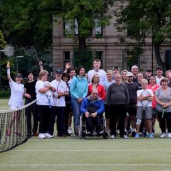 members of Kelvingrove Community Tennis Club