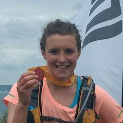Jen Durkin with her London Marathon medal