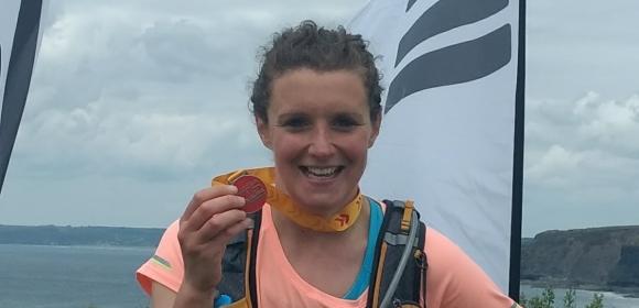 Jen Durkin with her London Marathon medal